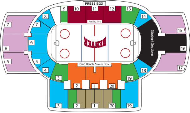 Magness Arena Seat Map | My XXX Hot Girl